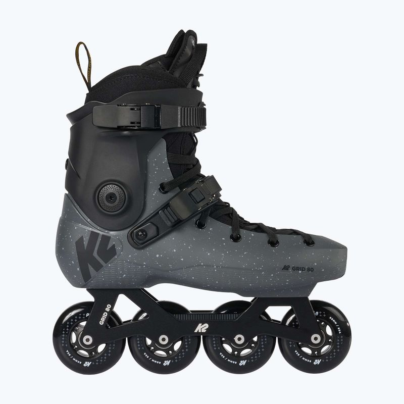 Ролери K2 Grid 80 midnight/gray 2