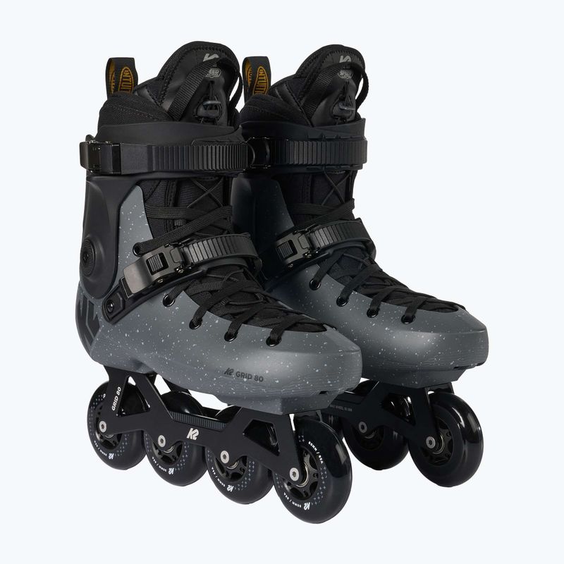 Ролери K2 Grid 80 midnight/gray 5