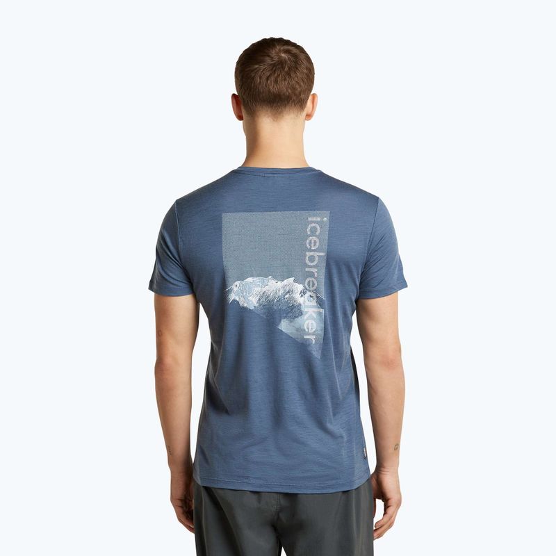 Мъжка термоактивна тениска Icebreaker Merino 150 Tech Lite Pure Altitude Dawn 3