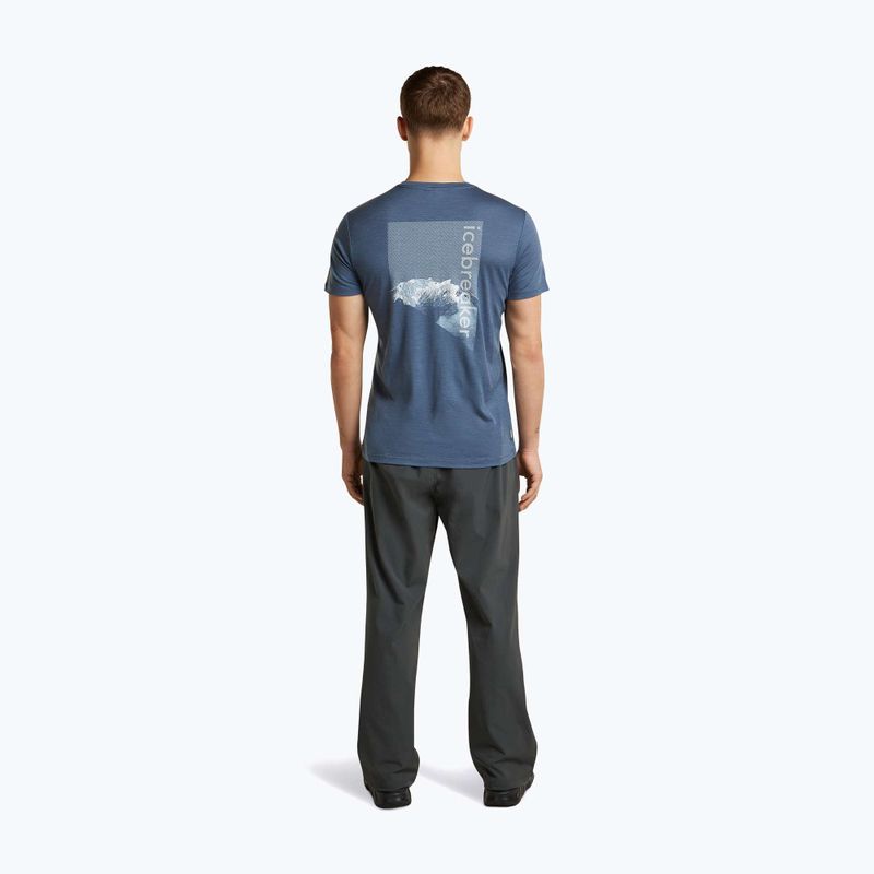 Мъжка термоактивна тениска Icebreaker Merino 150 Tech Lite Pure Altitude Dawn 4