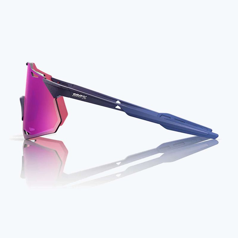 Слънчеви очила 100% Hypercraft XS satin storm metallic/purple mirror 2