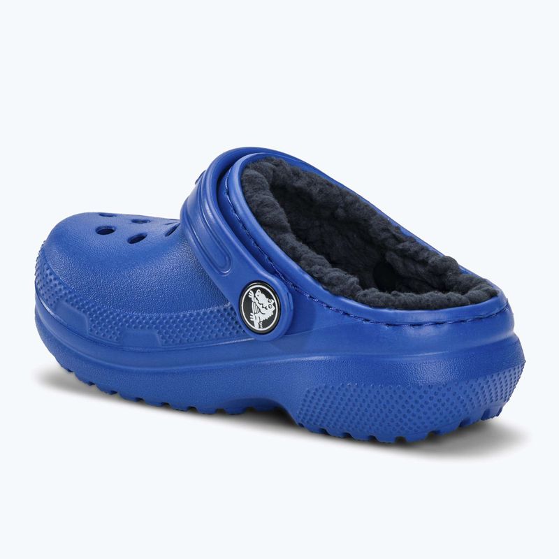 Детски чехли Crocs Classic Lined blue bolt 4