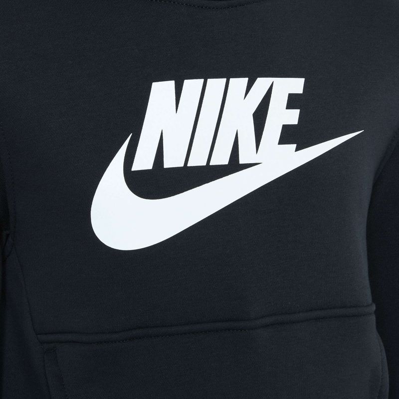 Детски Nike Club Fleece Hoodie черен/бял 10