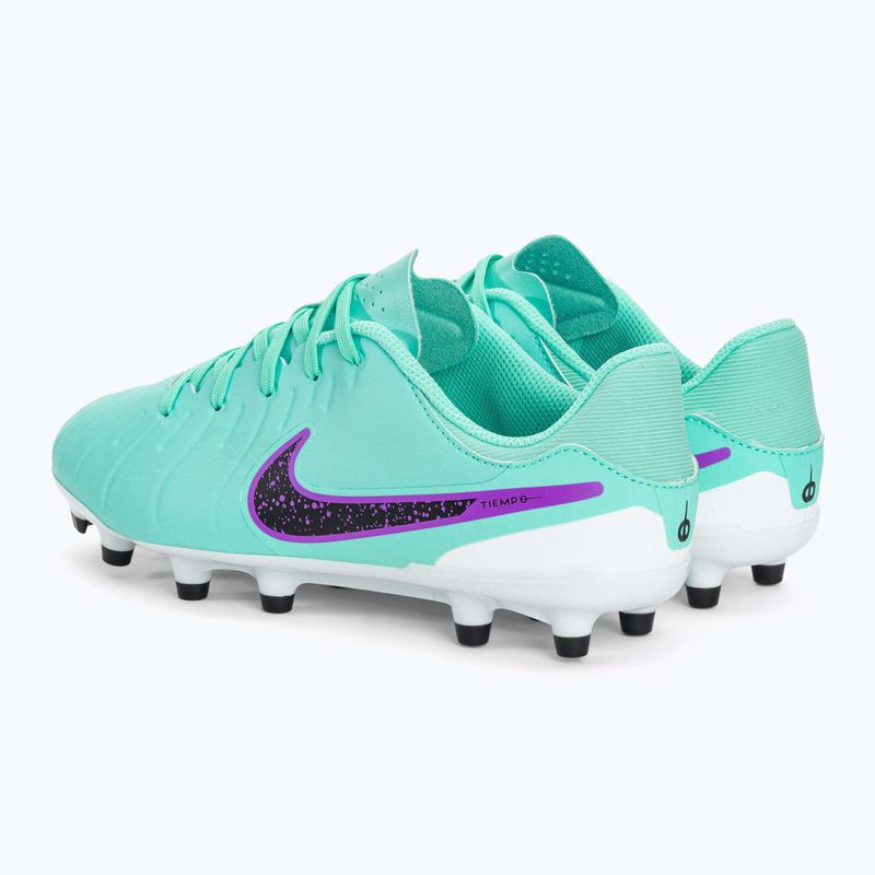 Детски футболни обувки Nike Jr Legend 10 Academy FG/MG hyper turquoise/fuchsia dream/black 3