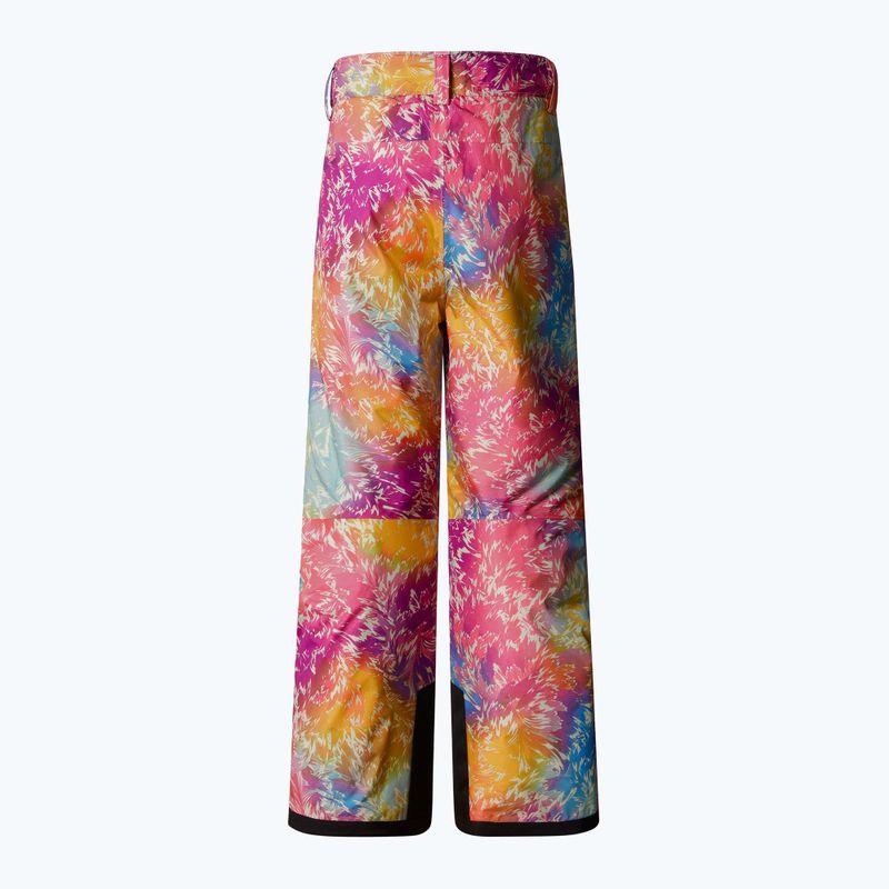 Детски скиорски панталони The North Face Freedom Insulated radiant poppy blowing wind print 5