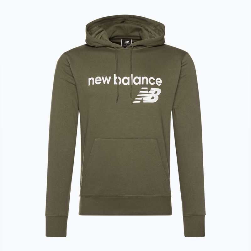 Мъжка качулка New Balance Core Fleece Hoodie dark moss 5