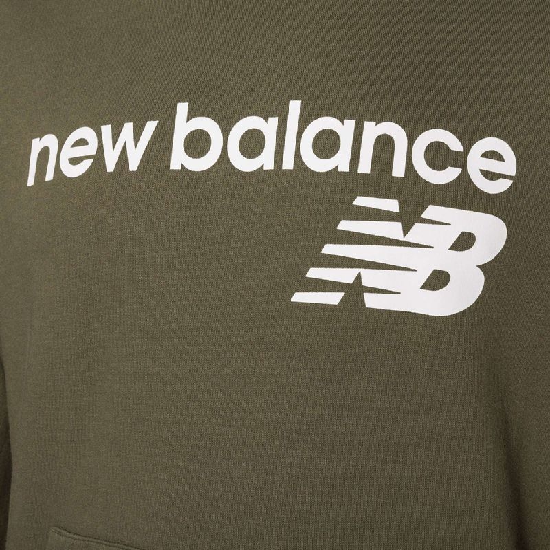Мъжка качулка New Balance Core Fleece Hoodie dark moss 7