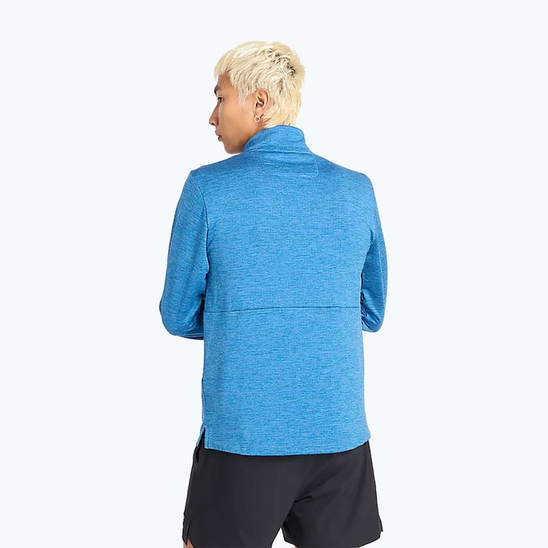 Мъжка блуза с дълъг ръкав за бягане New Balance Athletics Heat Grid 1/2 Zip heron blue 3