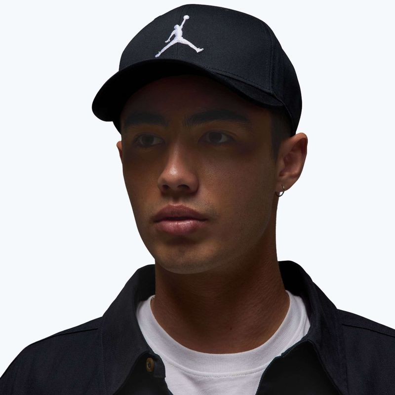 Шапка с козирка Jordan Rise Structured Curved-Bill black/white 5