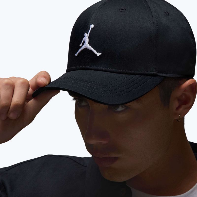 Шапка с козирка Jordan Rise Structured Curved-Bill black/white 7