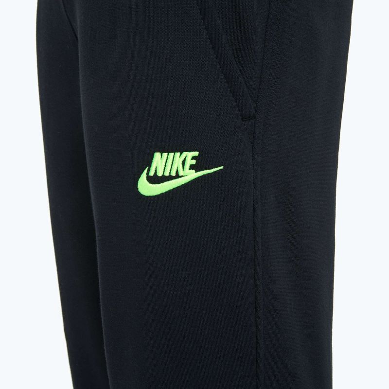 Детски панталон Nike Sportswear Club Fleece black / volt 3