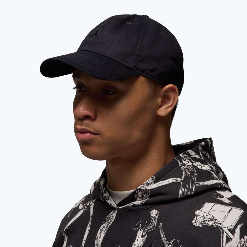 Шапка с козирка Jordan Club Unstructured Curved-Bill black/black 7