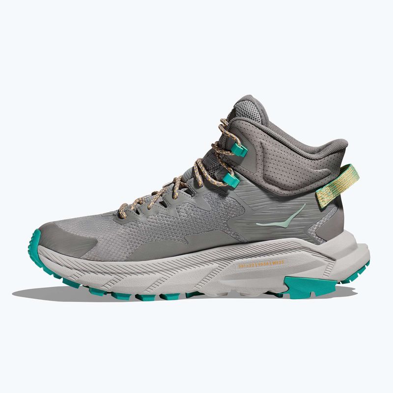 Мъжки туристически обувки HOKA Trail Code GTX galactic grey/electric aqua 11