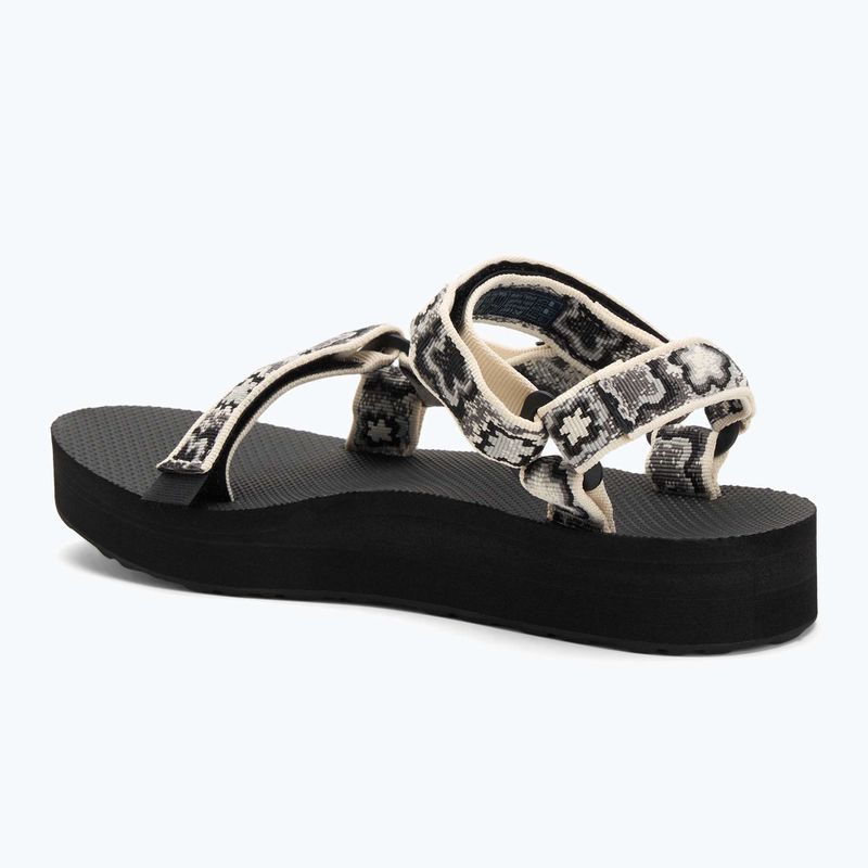 Дамски сандали Teva Midform Universal neon floral black / white 3