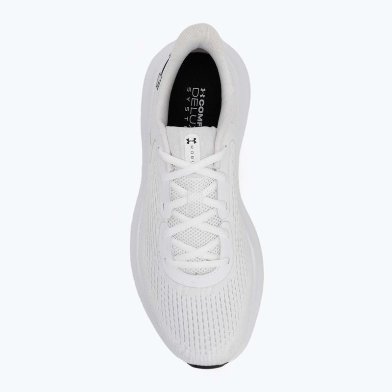 Under Armour Charged Rogue 5 мъжки обувки за бягане бяло/бяло/черно 5