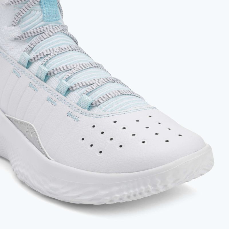 Баскетболни обувки Under Armour CURRY 4 FLOTRO бяло/поток/металическо сребро 7