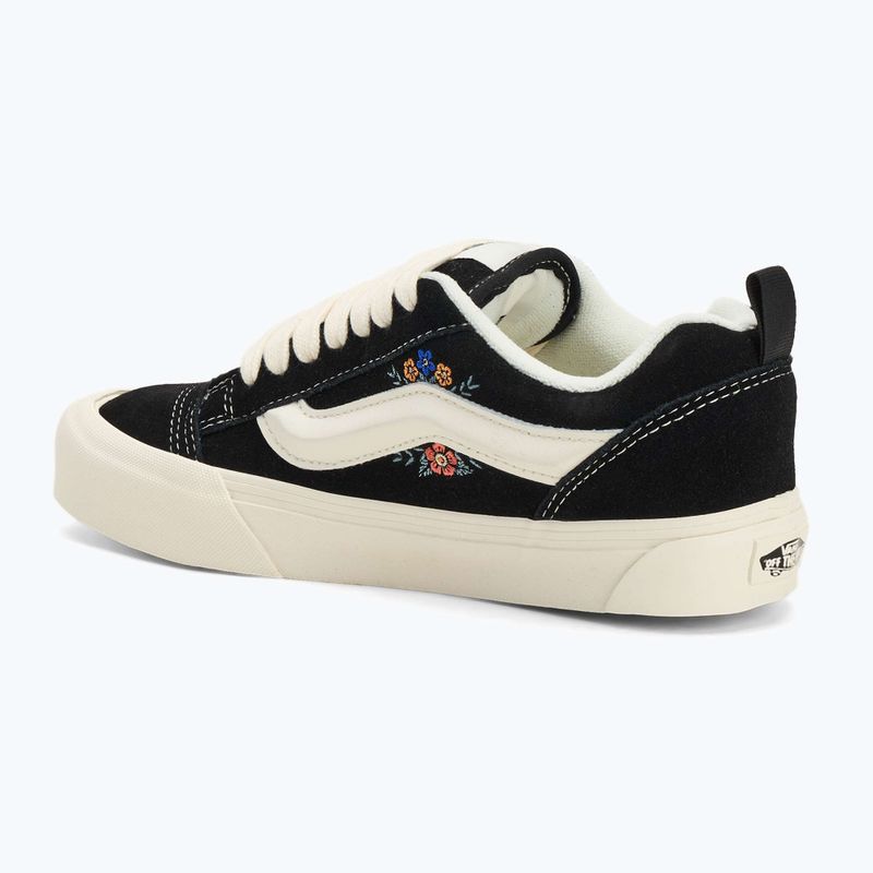 Vans Knu Skool черни флорални обувки 3