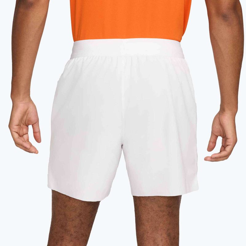 Мъжки тенис шорти Nike Court Dri-Fit Advantage 6“ white/black 3
