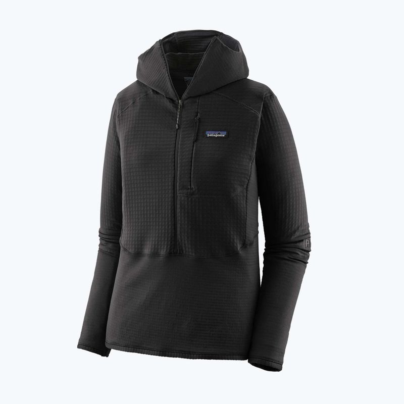 Дамско софтшел яке Patagonia R1 Hybrid Pullover Hoody black 3