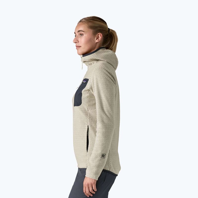 Дамски суитшърт Patagonia R1 Air Full-Zip Hoody wool white 3
