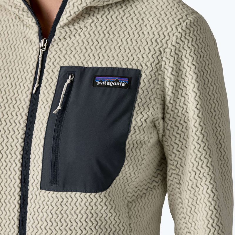 Дамски суитшърт Patagonia R1 Air Full-Zip Hoody wool white 4