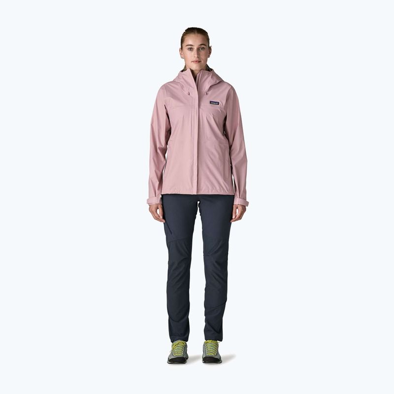 Дамско яке за дъжд Patagonia Torrentshell 3L Rain quiet violet 2
