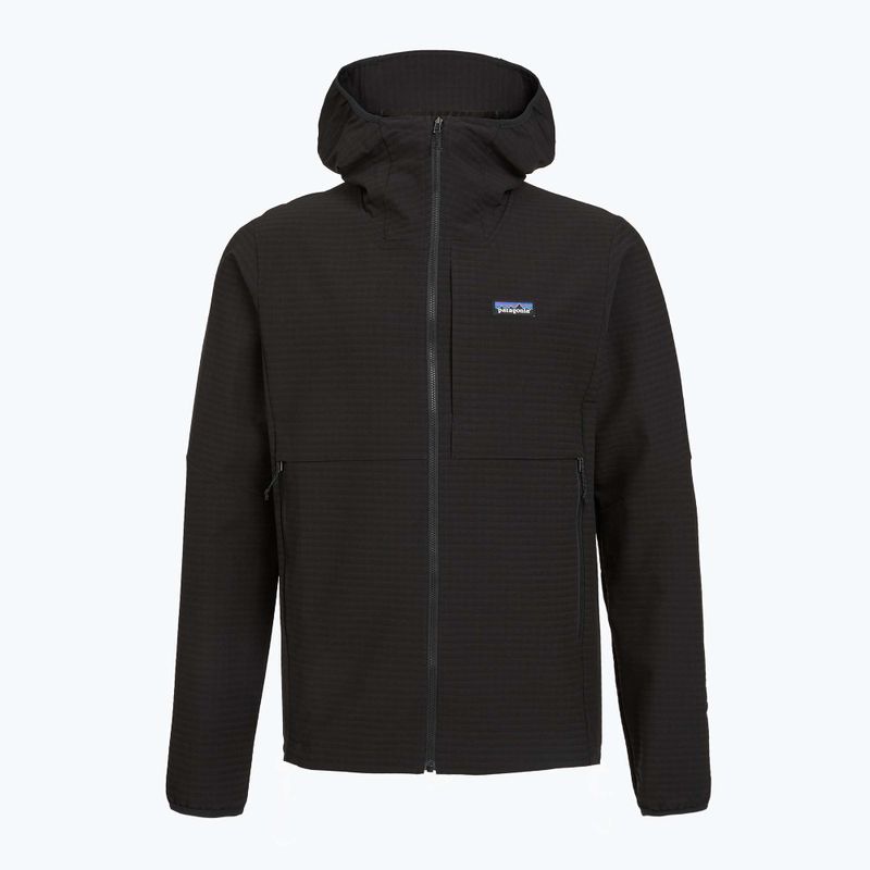 Мъжка софтшел яке Patagonia R1 TechFace Hoody black 2