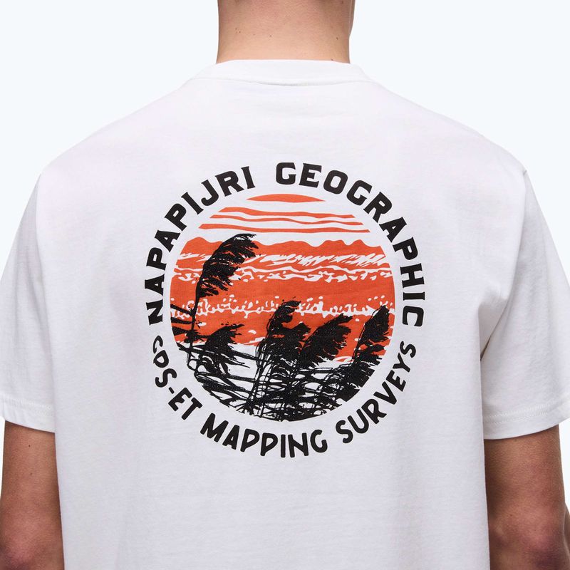 Мъжка тениска Napapijri S-Vignonil back white heron 4