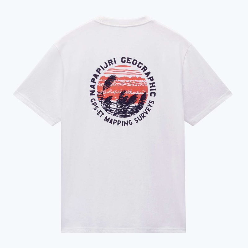 Мъжка тениска Napapijri S-Vignonil back white heron 6