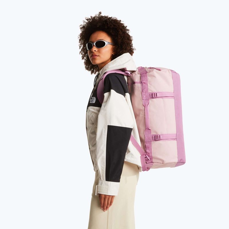 Пътна чанта The North Face Base Camp Duffel S 50 l metal pink/hushed laven 6