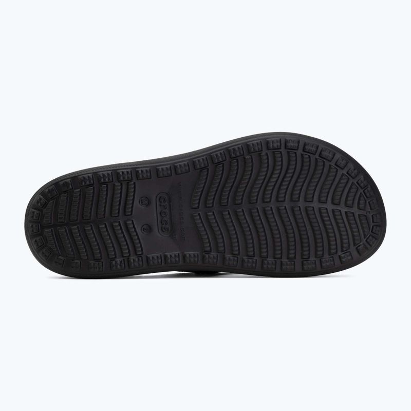 Джапанки Crocs Yukon Vista II Leather black/black 4