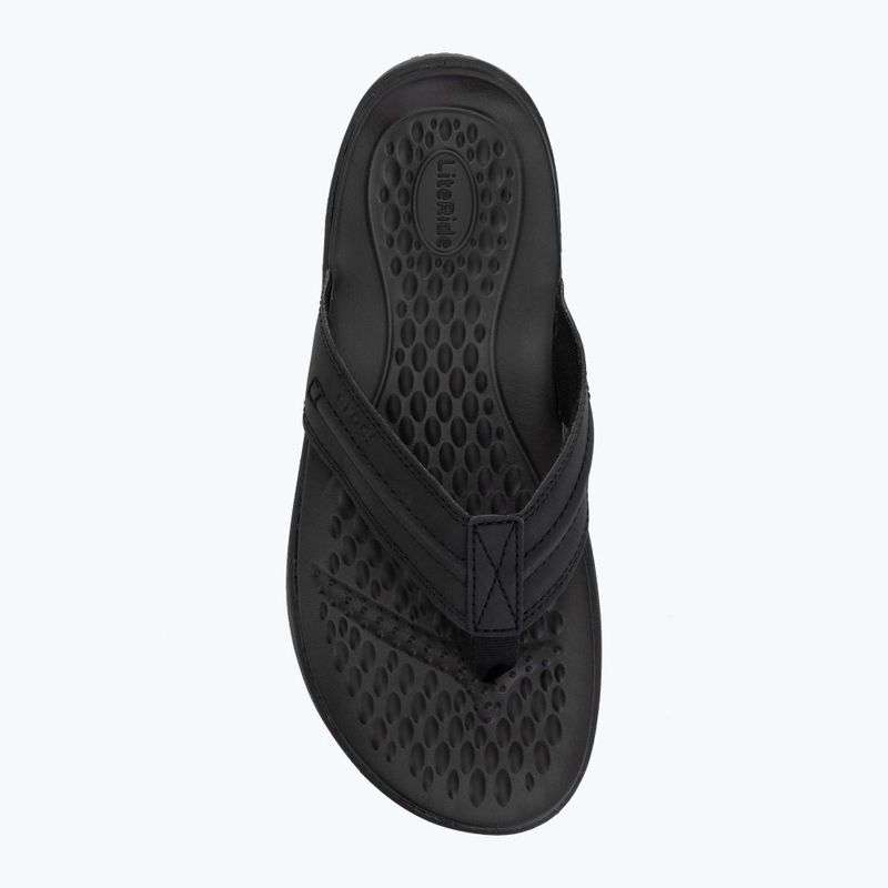 Джапанки Crocs Yukon Vista II Leather black/black 5