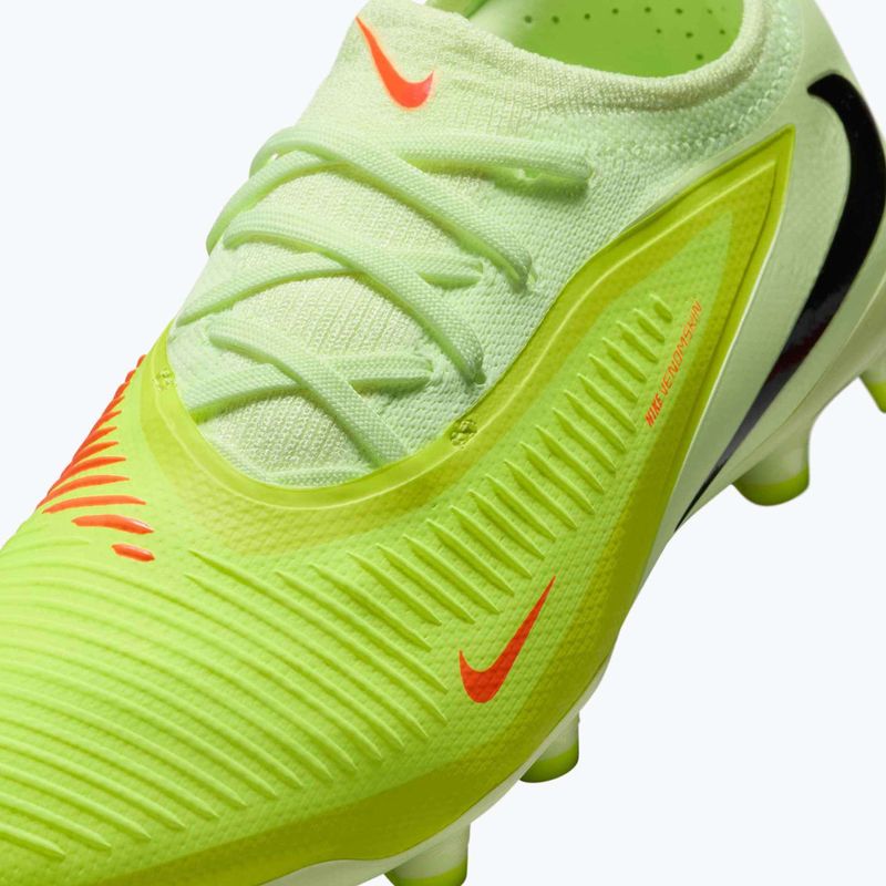 Детски футболни обувки Nike Phantom 6 Low Pro FG/MG hyper crimson/limelight/black 8