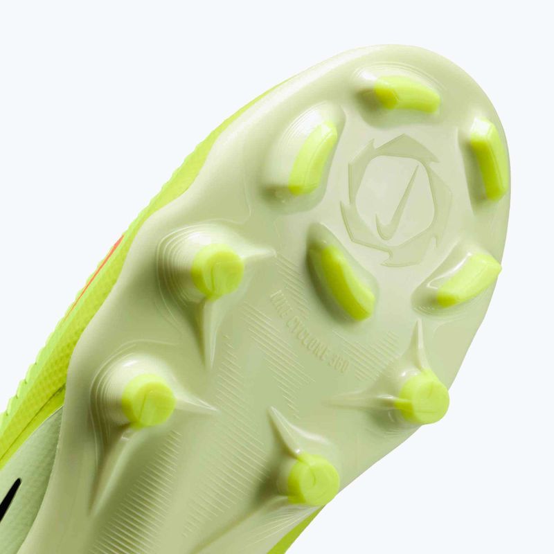 Детски футболни обувки Nike Phantom 6 Low Pro FG/MG hyper crimson/limelight/black 10