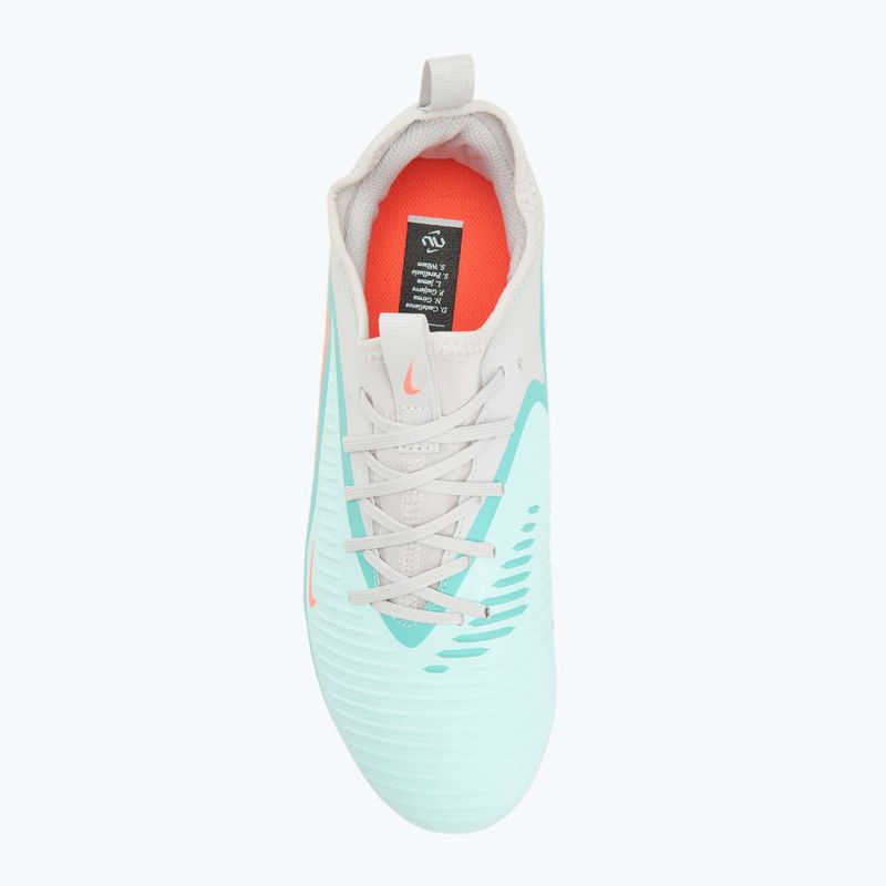 Мъжки футболни обувки Nike United Phantom 6 Low Academy Jr FG/MG pistachio frost/hyper orange 5