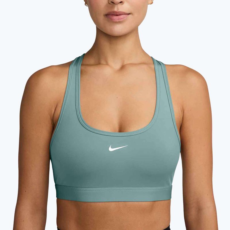 Спортен сутиен Nike Swoosh Light Support cannon/white 3