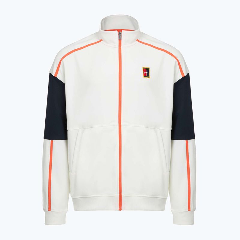 Мъжки тенис суитшърт Nike Court Heritage sail/turf orange 6
