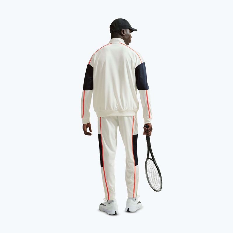 Мъжки тенис суитшърт Nike Court Heritage sail/turf orange 3