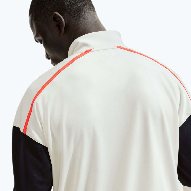 Мъжки тенис суитшърт Nike Court Heritage sail/turf orange 5