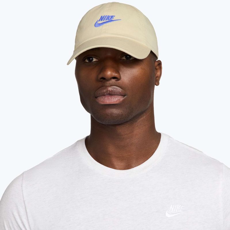 Шапка с козирка Nike Club Unstructured Futura Wash light khaki/sapphire 5