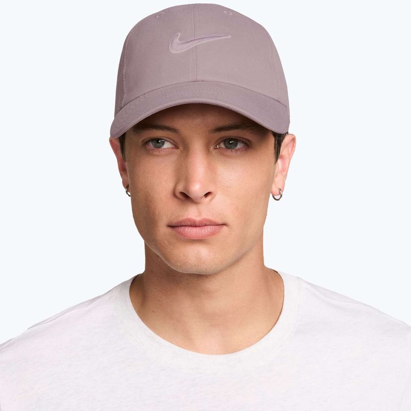 Шапка с козирка Nike Club Unstructured Swoosh light violet ore/particle rose 5