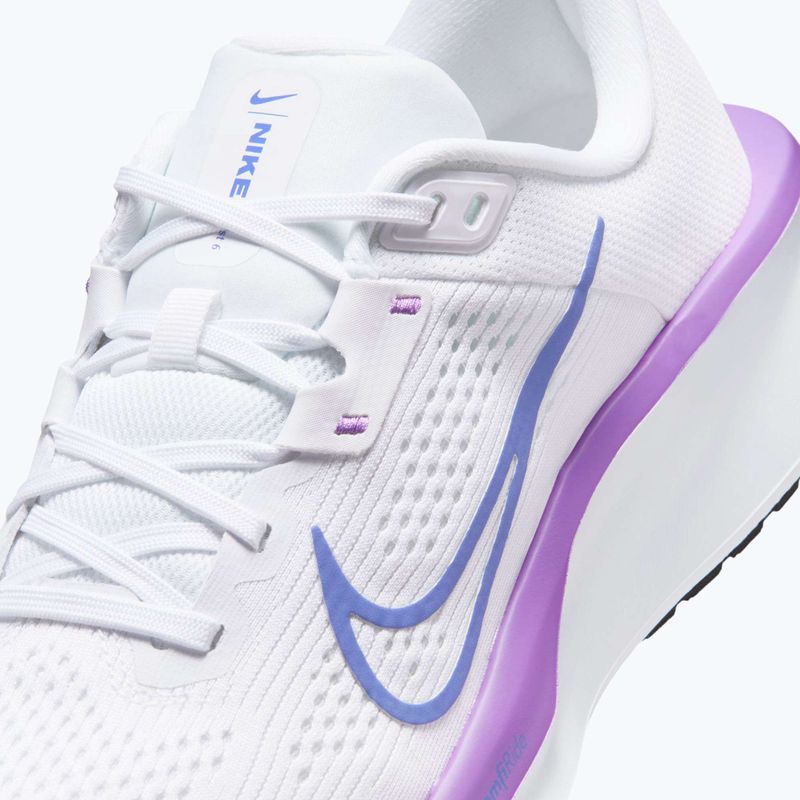 Дамски обувки за бягане Nike Quest 6 white/black/bright violet/sapphire 9
