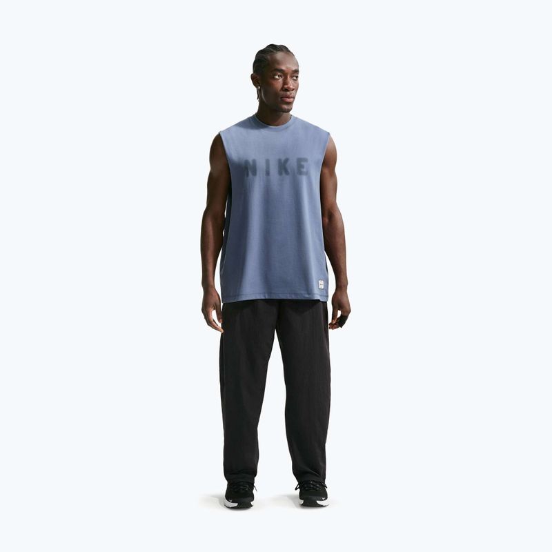 Мъжки панталони за бягане Nike N.A.C. Dri-Fit Woven black/pale ivory/black 2