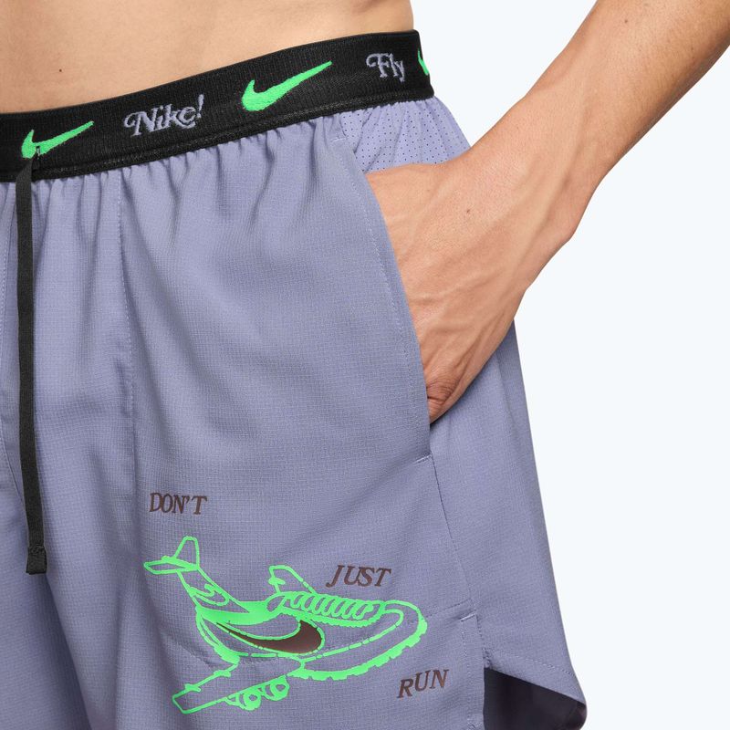 Мъжки шорти за бягане Nike Fly Nike Stride 5“ iron purple/black 4