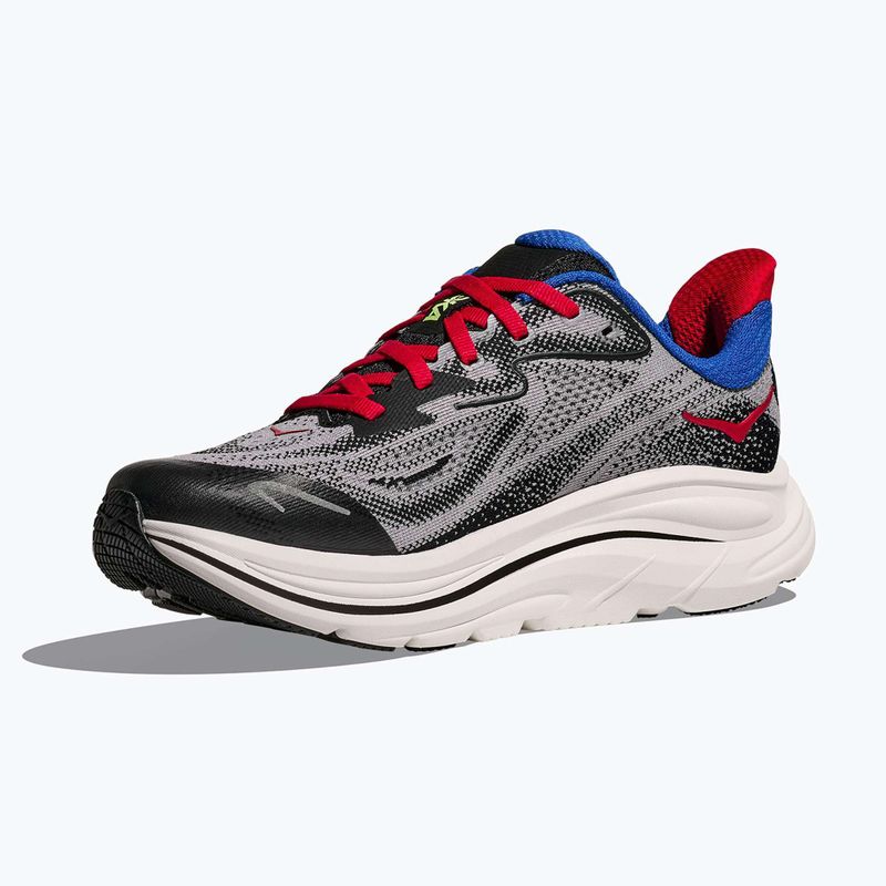 Детски обувки за бягане HOKA Clifton 10 foggy grey/black 4