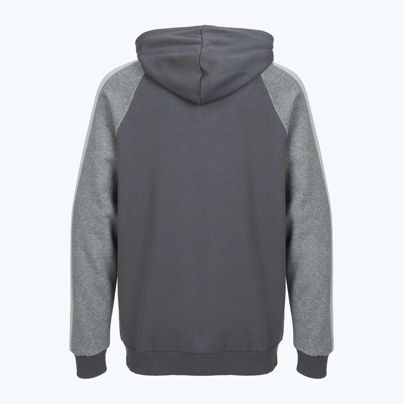 Мъжки суитшърт Under Armour Rival Fleece Colorblock Hoodie castlerock/mod grey/white 4