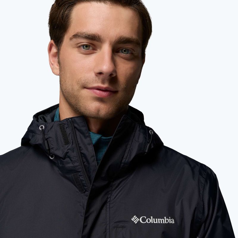 Мъжко яке за дъжд Columbia Pouring Adventure III black/city grey 7