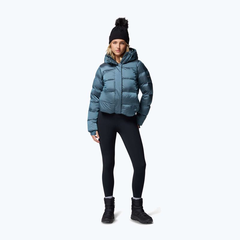 Дамско пухено яке Columbia Amaze Puff Hooded everblue high shine 2