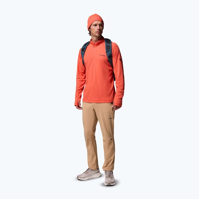 Мъжки суитшърт Columbia DriVenture Half Zip zing/white 2