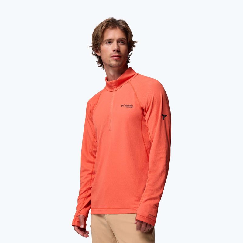 Мъжки суитшърт Columbia DriVenture Half Zip zing/white 4